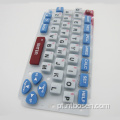 Teclado de botão de borracha de silicone de controle remoto personalizado